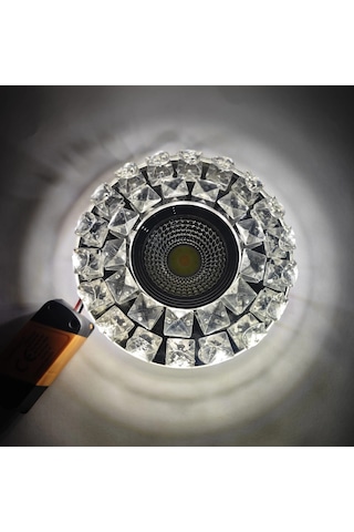 1 Adet Sunled 8202 Cam Spot Kasası 5w Beyaz Işık Led Çerçeveli Günışığı Çok Renkli