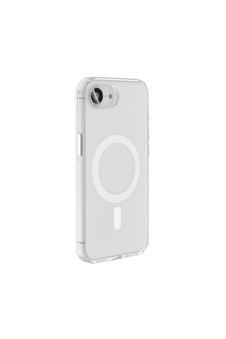 Apple Uyumlu iPhone 17e Kılıf M-safe Şarj Özellikli Kamera Korumalı Yumuşak Kripto Kapak Şeffaf