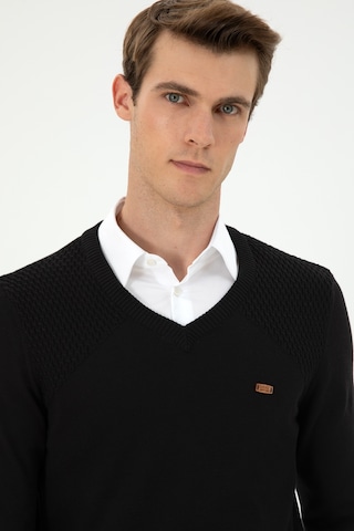 U.s. Polo Assn. Erkek Siyah Kazak /triko 50297063-vr046 Siyah