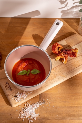 Emsan Swiss Crystal Sosluk Tenceresi Pembe 16 CM