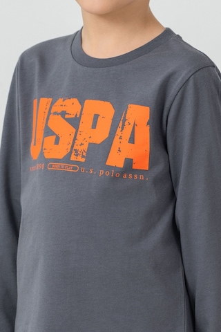U.S. Polo Assn. Erkek Çocuk Pijama Takımı Baskılı Antrasit Uzun Kol Pijama Takımı Us2634-c-v2 Us2634-c-v2