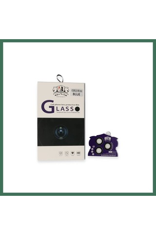 En-cag Apple Uyumlu iPhone 15 Pro Max Uyumlu Bilvis Titan Kamera Lens - Lacivert Bss