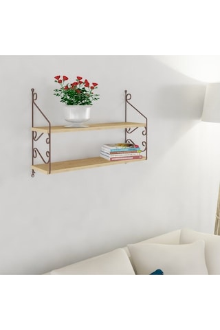 Decormet Seramoni Raf Seti 2 Raflı 200 720 Safir Meşe - Malibu Safir Meşe