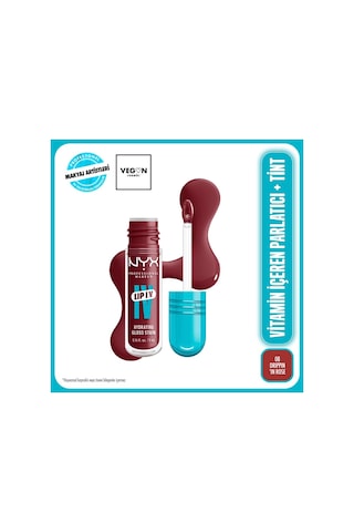Nyx Lıp I.v. Vitamin İçeren Parlatıcı + Tint - 08 Drippin' In Ros 08