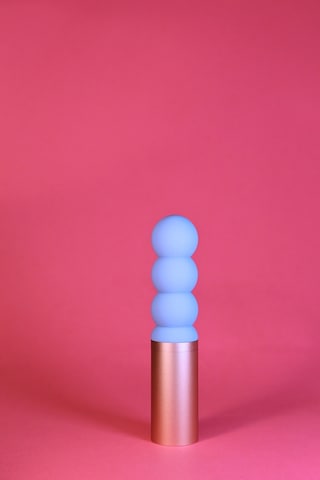 Purely Yours Şarj Edilebilir Silikon Mavi Lipstick Vibratör