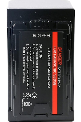 Sanger Vw-Vbd58 Panasonic Kamera Batarya