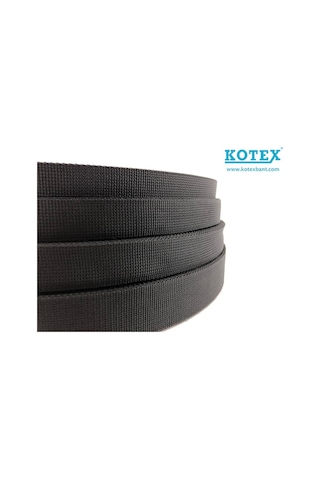Kotex 5 Mt 40 Gr Kolon 4 Cm Siyah Kemer Biye Çanta Kulpu Sapı