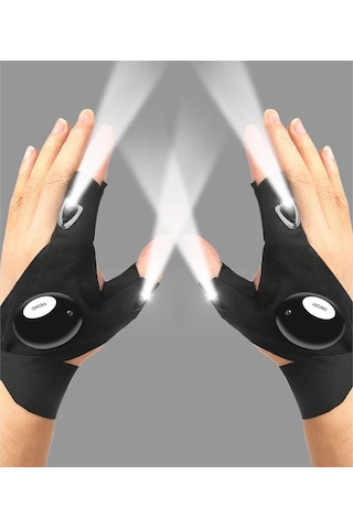 Led El Fenerli Eldiven, Erkekler, Babalar, Erkek Arkadaşlar İçin Harika Bir Hediye Kamp, Balıkçılık Ve Tamir İşleri İçin Eller Serbest Işıklı Kullanışlı Bir Alet. Babalar Günü, Noel Veya Doğum Günleri İçin İdeal.