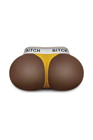 Zaga Oyun Çift Girişli Gerçekçi Tangalı Siyah Kalça 2.5 Kg