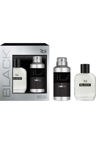 Rebul Black Erkek Parfüm EDT 50 ML + Black Erkek Sprey Deodorant 150 ML