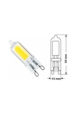 Cata Ct-4221 5w 220 Volt G9 Duylu Led Geniş Açı Kapsül Ampul Günışığı 10 Adet