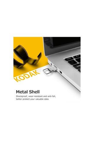 Ranyeek Kodak K112 32gb Usb 2.0 Metal Hafıza Sticki - Su Geçirmez, Saçma Dayanıklı, Araç Uyumlu, Hızlı Veri Transferi - Gümüş
