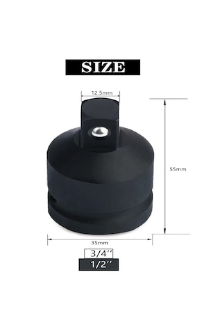 Rico 3/4 T Kol Havalı Düşürücü 3/4-1/2 Adaptör Ve 1/2 Sarhoş Mafsal 3 Parça