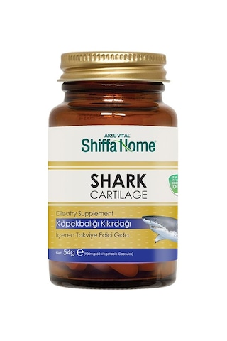 Aksu Vital Shiffa Home Köpek Balığı Kıkırdağı (Shark Cartilage) 60 Kapsül