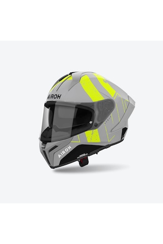 Aıroh Matryx Scope Yellow Matt Kask Gri Sarı
