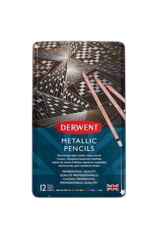 Derwent Metallic 12'li Metalik Kalem Seti 2305599