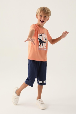 Roly Poly 3365 The Last Erkek Çocuk Kapri Takım Şeftalı