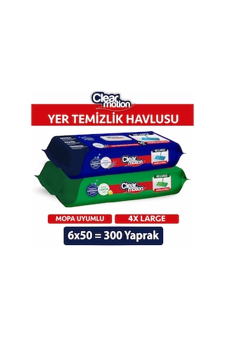 Clearmotion Yer Temizlik Havlusu(6x50) 300 Yaprak