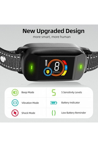 Vkemall Ip67 Su Geçirmez Akıllı Köpek Eğitimi Koluğu - Şarjlı, 15 Gün Kullanim Süresi, 11-110 Lbs Uyumlu