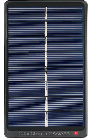 Gajeena Güneş Enerjili 2xaa/aaa Şarj Cihazı, 1w 4v Paneli, Led Göstergeli, Taşınabilir Pil Şarj Kutusu