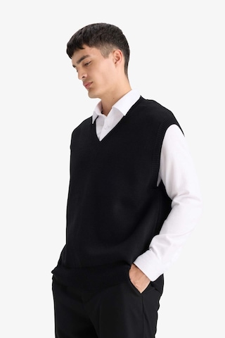 Defacto Standart Fit V Yaka Triko Yelek F4999ax25aubk27 Siyah