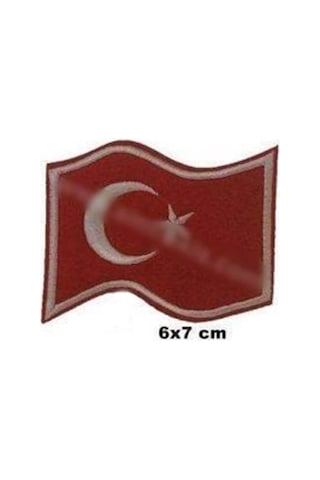 Türkiye Türk Bayrak Nakış Işleme Arma Patch Peç 6X7 Cm Beyaz - Siyah Türkiye Türk Bayrak Nakış Işleme Arma Patch Peç 6X7 Cm Beyaz - Siyah