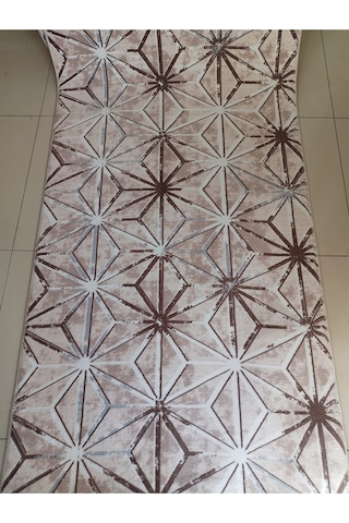 Aslan Home Kahverengi Yolluk Yıkanabilir Kaymaz Taban Dört Mevsimlik Salon Banyo Balkon Genç Odası Kesme Yolluk