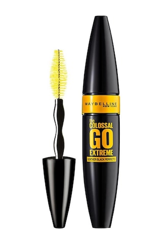 Maybelline New York The Colossal Go Extreme Leather Black Maskara Siyah