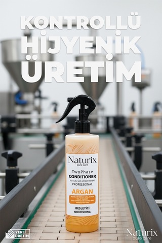 Ilgaz Naturix İki Fazlı Argan Yağlı Saç Bakım Fön Suyu 400 ML