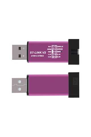 ST-LINK V2 Emülatör İndirme ve Hata Ayıklama Destekleyen STM8 STM32 ST Programlayıcı