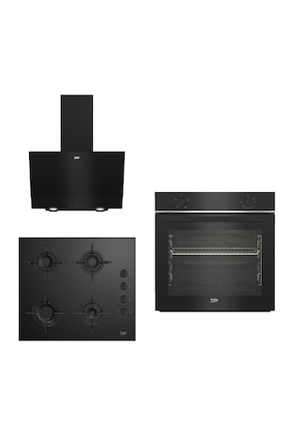Beko New Black Star BFC 210 S - BOCD T 6011 ES - BDE 6050 S 3 Lü Ankastre Set