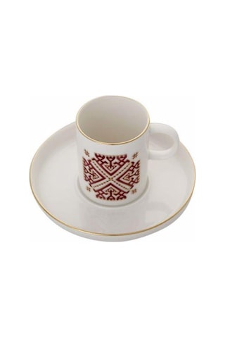 Porland Arabesque Desen6 Kahve Takımı 12 Parça 04alm006540