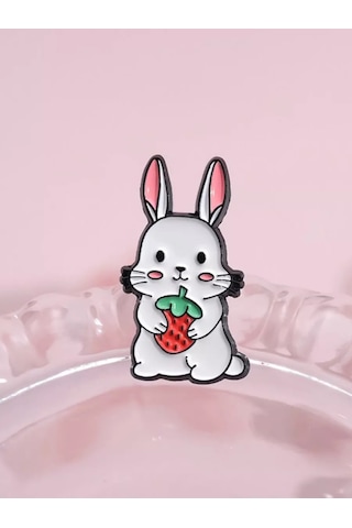 Proshik Broş Tavşan Rozeti 242628800 Siyah