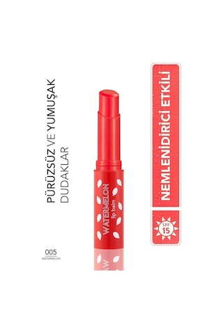 Flormar Lip Balm Meyve Kokulu Renkli Dudak Nemlendiricisi 005 Watermelon