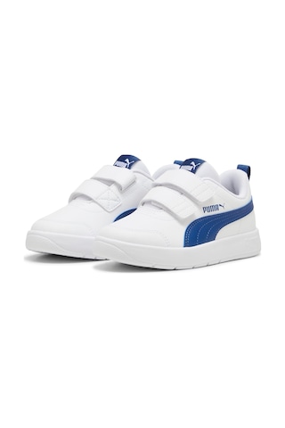 Puma Courtflex V3 V Ps-white-clyde Royal Çocuk Ayakkabı-beyaz-2012 Beyaz