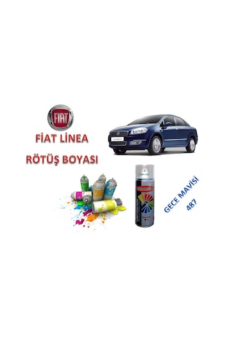 Fiat Linea Rötuş Boyası Gece Mavisi 487 Sprey Boya 400Ml. (520384816)