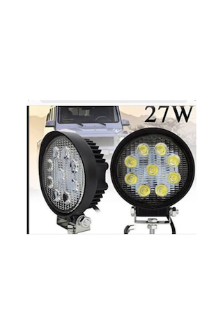 2 Adet 9 Led Off Road Sis Farı Sis Lambası Gemi Tekne Yat Farı