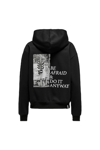 Only Kadın Sweatshirt Siyah 15329874 Onlcassıe L/s Photo Hood 25kw21000131 W21002