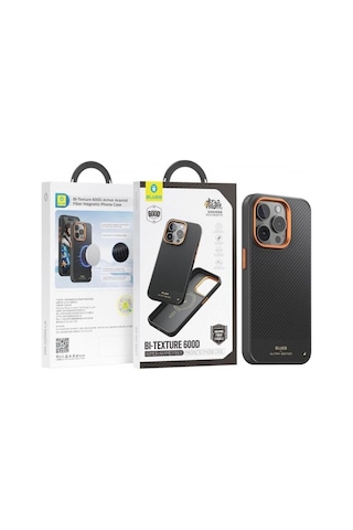 Mr. Gorilla Apple iPhone 15 Pro Max Uyumlu Karbon Fiber Magsafe Özellikli Ultra Edition Kılıf