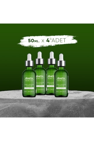 4'lü Kırışıklık Karşıtı Serum Kolajen - Hyalunorik Acit -collagen