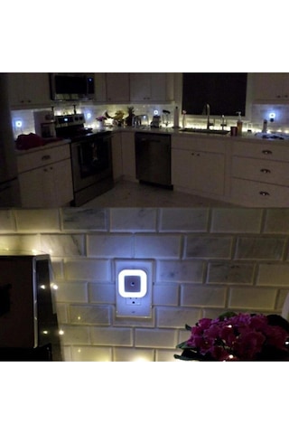 Cata Ct-9500 Beyaz Sensörlü Fotosel Gece Lambası Fişe Takmalı Tak Çalıştır Ct-9500
