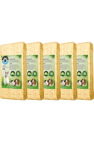 Doğal Elma Aromalı Tozsuz Kemirgen Talaşı 15 Lt. 5'li