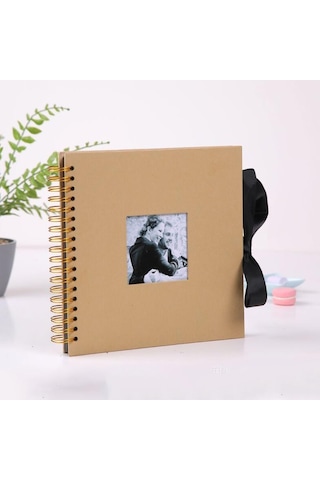 8 İnç Dıy Scrapbook Sevgililer Günü Hediyeleri Düğün Ziyaretçi Defteri Craft Kağıt Yıldönümü Seyahat Hafıza Scrapbooking Fotoğraf Albümü Sığır Derisi