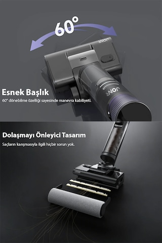 Jonr ED12 Pro Max 17.000pa Islak Kuru Dikey Süpürge
