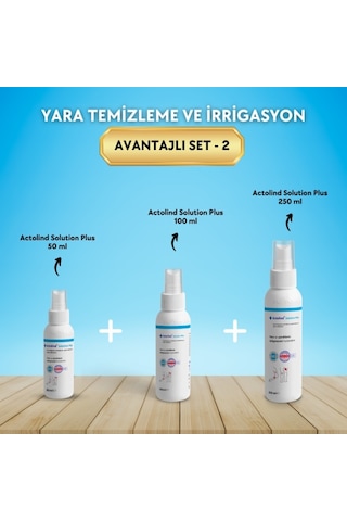 Actolind Solution Plus Yara Bakım Solüsyonu 50 ML + 100 ML + 250 ML