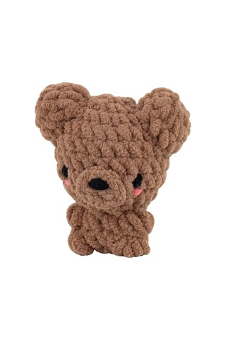 Bakgelal Amigurumi Ayı Yapım Kiti Aile Ve Çocuk Aktivite Seti Başlangıç Seviyesi Tığ Örgü Seti