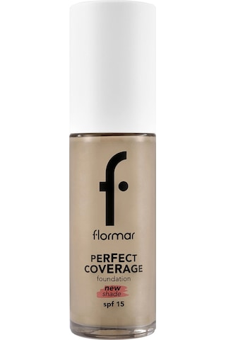 Flormar Perfect Coverage Yoğun Kapatıcı Su Bazlı Fondöten (Sıcak Alt Ton) -133 Classic Beige -8682536070591