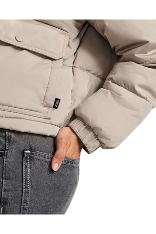 Vans Mte Aubrey Primaloft Puffer Kadın Yavruağzı Mont - Vn000hjv Yavruğzı
