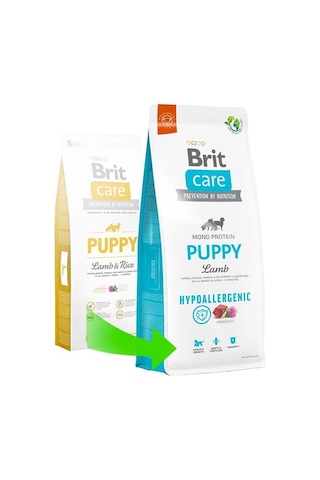 Brit Care Puppy Lamb & Rice Kuzu ve Pirinçli Yavru Köpek Maması 3 KG
