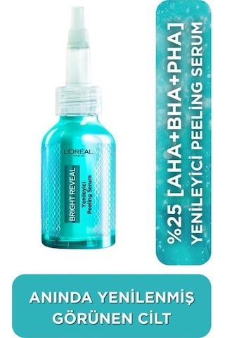 L'Oreal Paris Bright Reveal Koyu Lekelere Karşı Hızlı Etkili Yenileyici Peeling Serum 25 ML
